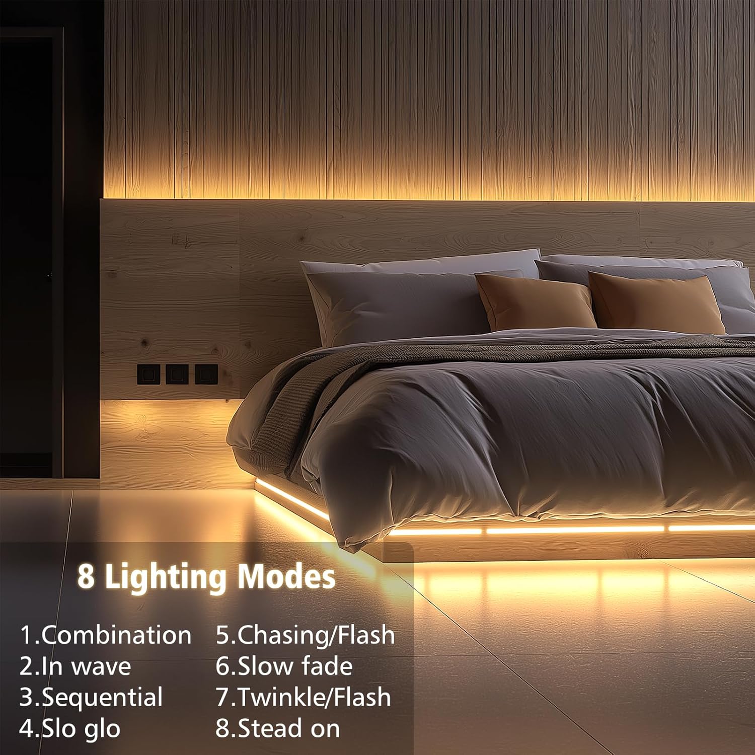 echosari_Strip_Lights_Battery_Operated,_3.3FT_Tape_Light_with_Self-Adhesive_Timer_Dimmable_Cuttable_Remote_Control_for_Indoor_Stairs_Cabinets_Shelves_TV_Home_Decor_(Warm_White/Cool_White)