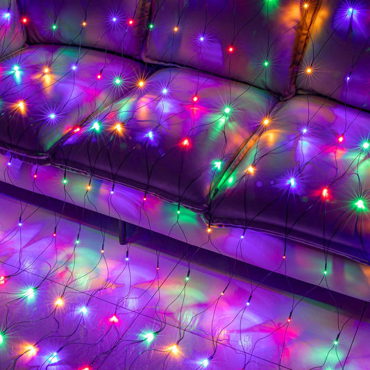 AWQ_200_LED_9.8ft_x_6.6ft_String_Lights_Net_Mesh_Christmas_Lights_8_Modes_for_Christmas_Wedding_Party_Home_Garden_Lawn_Bushes_Bedroom_Indoor_Outdoor_Decor_(9.8ft_x_6.6ft,_Multicolor)
