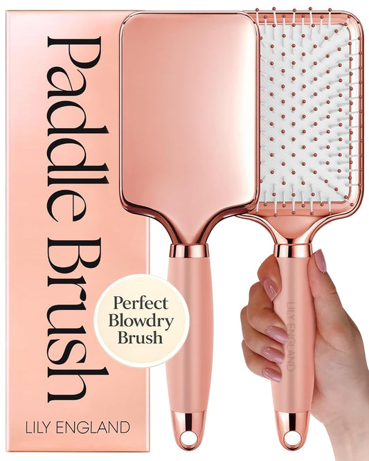 Lily_England_Paddle_Hair_Brush_for_Women_with_All_Hair_Types_-_Professional_Hairbrush_for_Blow_Drying,_Detangling_&_Straightening_-_Smooth_Brush_with_Gel_Handle_for_Easy_Grip,_Rose_Gold-White