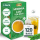 Moringa Leaf Tea - 120 Tea Bags (Pack of 3)