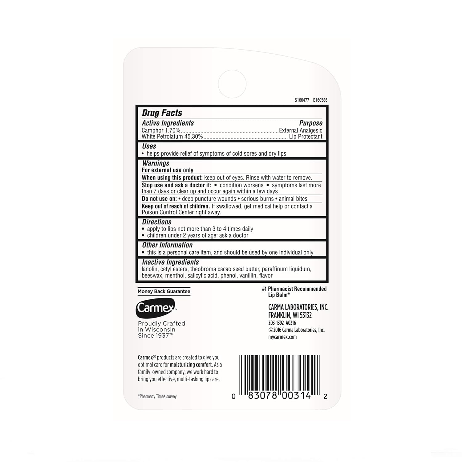 Carmex_Original_Flavor_Moisturizing_Lip_Balm_Tube_Value_Pack,0.35_Ounce_(3_Count)