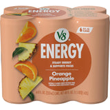 V8 +Energy Juice Energy Drink, 8 fl oz Can (12 Pack)