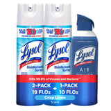 Lysol Air Sanitizer Spray with Bacterial Odor Eliminator for Home & Office, Sanitizing Air Spray, Air Freshener Alternative