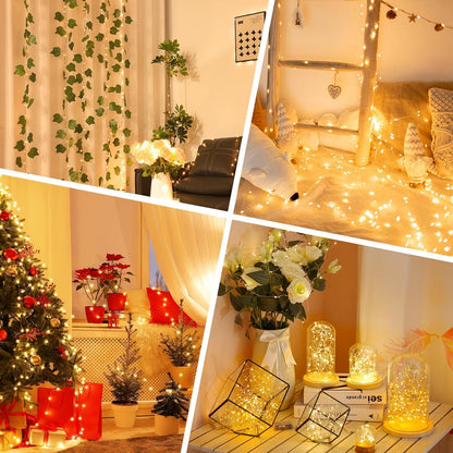 Lakumu_LED_Fairy_Lights_Battery_Operated,_Rechargeable_Twinkle_Lights_with_Timer,_Mini_LED_String_Lights_for_Bedroom,_Christmas_Decorations,_Wedding,_Centerpiece_Table_Decor_(5M/16FT_Warm_White)