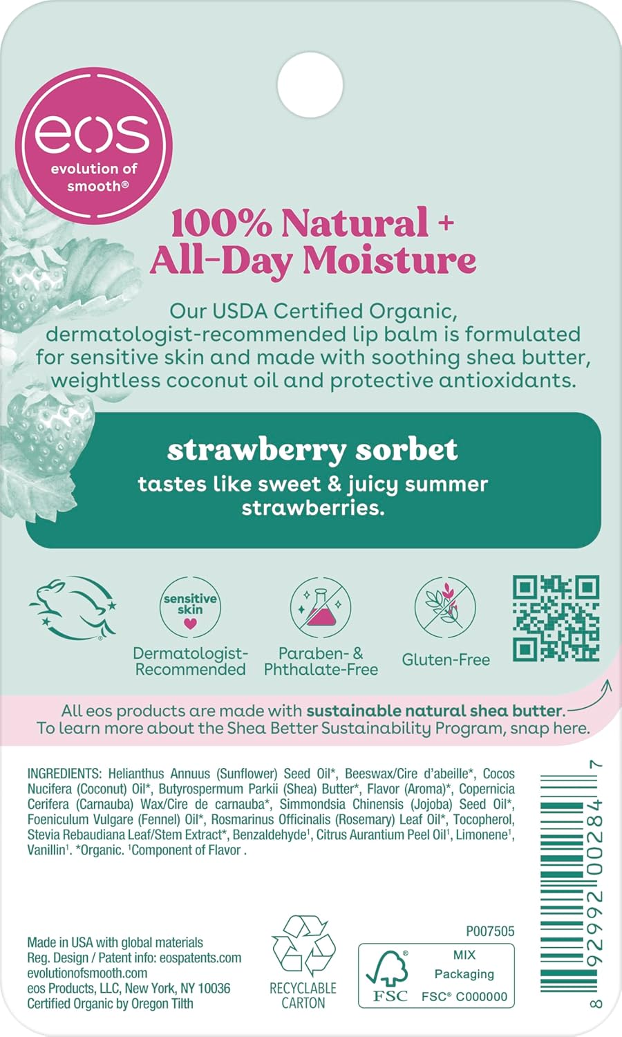 eos_100%_Natural_&_Organic_Lip_Balm_-_Strawberry_Sorbet,_All-Day_Moisture,_Dermatologist_Recommended_for_Sensitive_Skin_Care,_Lip_Care_Products,_0.25_oz