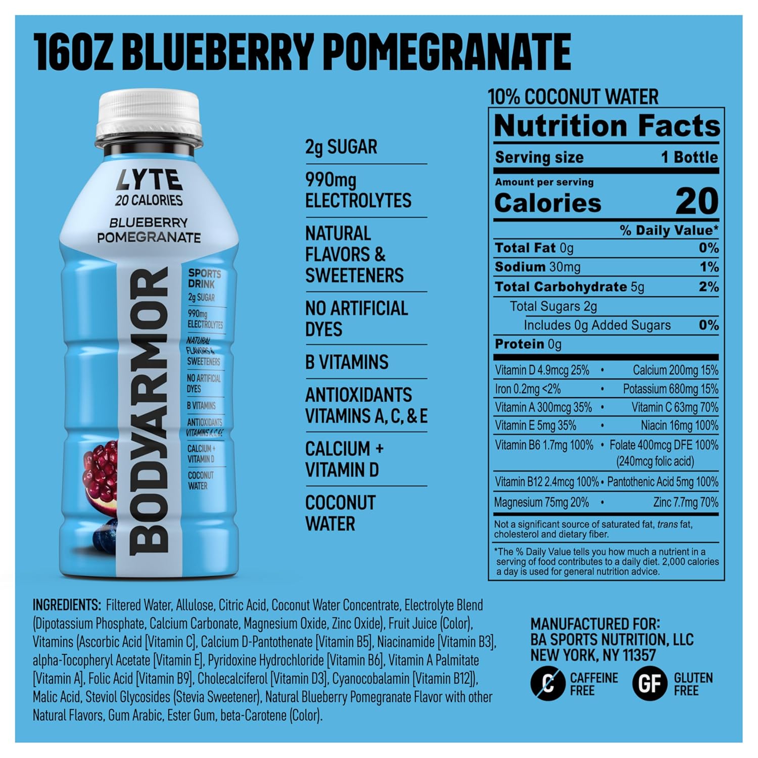 BODYARMOR_LYTE_Sports_Drink_Low-Calorie_Sports_Beverage,_Blueberry_Pomegranate,_Coconut_Water_Hydration,_Natural_Flavors_With_Vitamins,_Potassium-Packed_Electrolytes,_Perfect_For_Athletes,_16_Fl_Oz_(Pack_of_12)