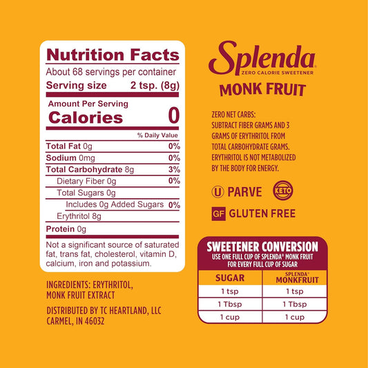 SPLENDA_Monk_Fruit_Zero_Calorie_Plant_Based_Granulated_Sweetener_Jar,_19_oz