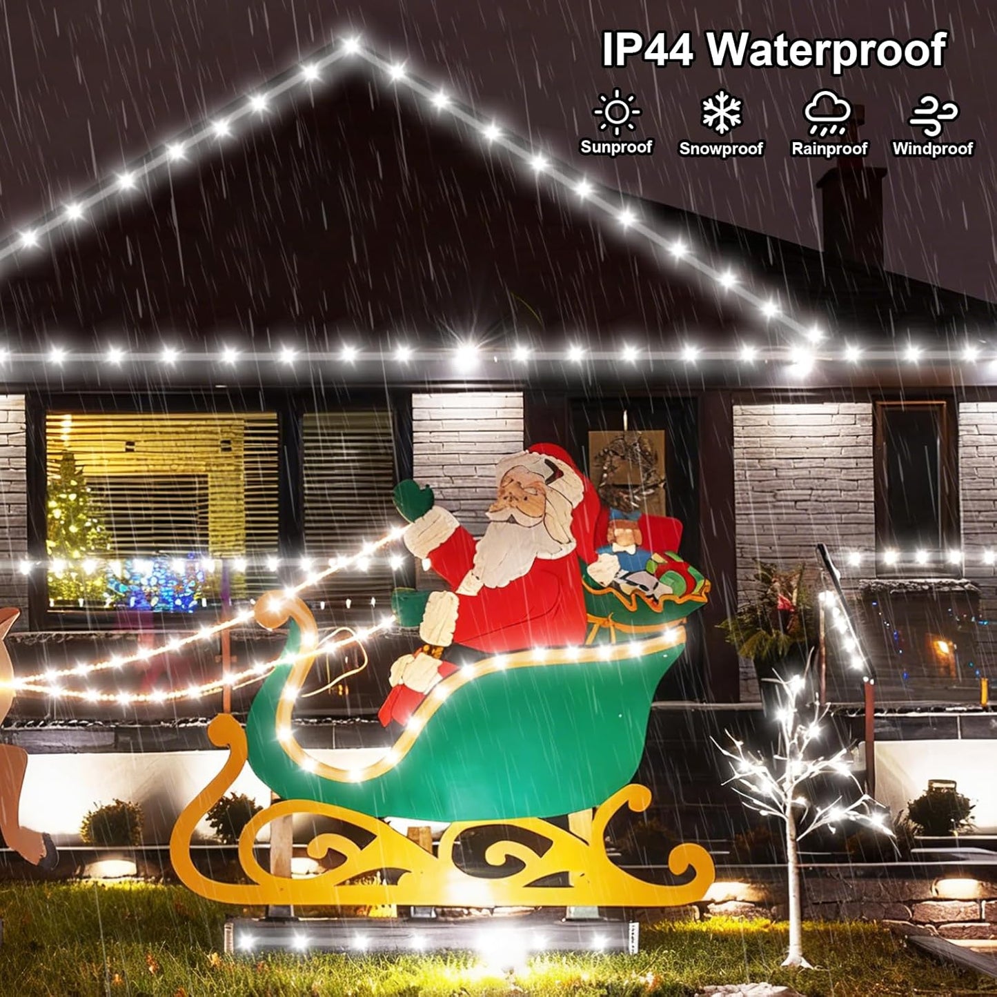 QITONG_White_Solar_Christmas_Lights,_2_Pack_Each_33ft_100LED_Rope_Light_Outdoor_Waterproof,_8_Modes_Fairy_Lights_in_Clear_Thin_Tube