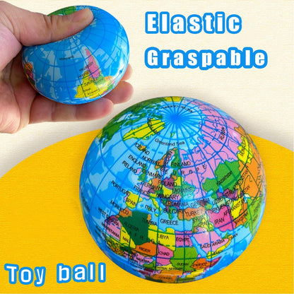 Globe_Squeeze_Balls,2.5_inch_Earth_Stress_Relief_Balls,Soft_Foam_Stress_Ball_Toy_for_Finger_Exercise,School_or_Office_Party_Favors,24_Pcs