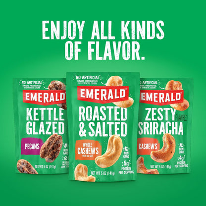 Emerald_Nuts_Hot_Honey_Cashews_(1-Pack)_|_5oz_Resealable_Bag_|_Kosher_Dairy_Certified,_Non-GMO,_Contains_No_Artificial_Preservatives,_Flavors_or_Synthetic_Colors
