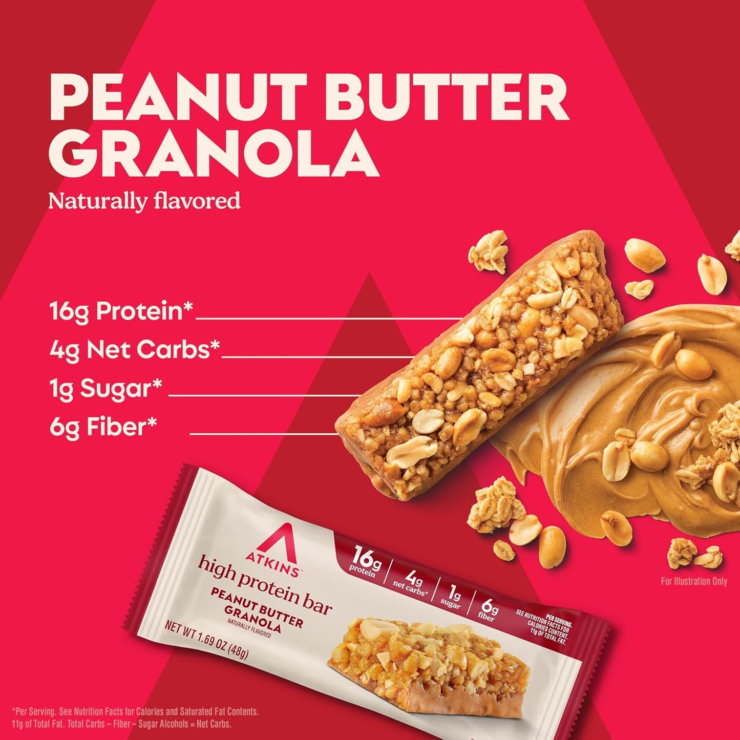 Atkins_Peanut_Butter_Granola_High_Protein_Bar,_High_Fiber_Snack_,_16g_Protein,_1g_Sugar,_4g_Net_Carb,_Protein_Snack,_12_Count