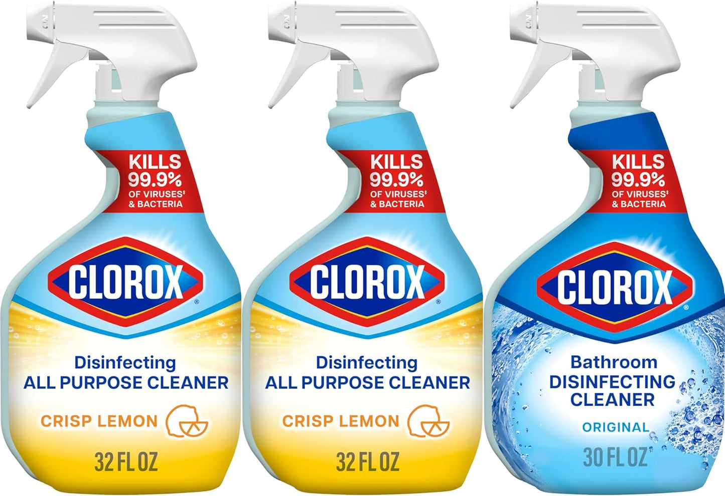 Clorox_Disinfecting_All-Purpose_Cleaner_32_Oz_and_Bathroom_Cleaner,_Household_Essentials,_30_Oz,_Pack_of_3