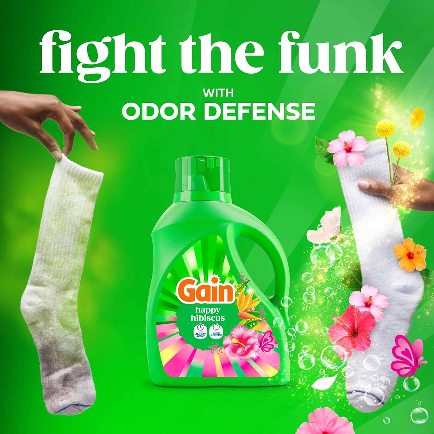 Gain_Liquid_Laundry_Detergent,_With_Odor_Defense,_Happy_Hibiscus_Scent,_Laundry_Soap_For_HE_Washing_Machines,_132_fl_oz,_100_Loads_(Packaging_May_Vary)
