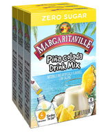 SINGLES TO GO! Water Drink Mix - Pina Colada Flavored, 3 Pack