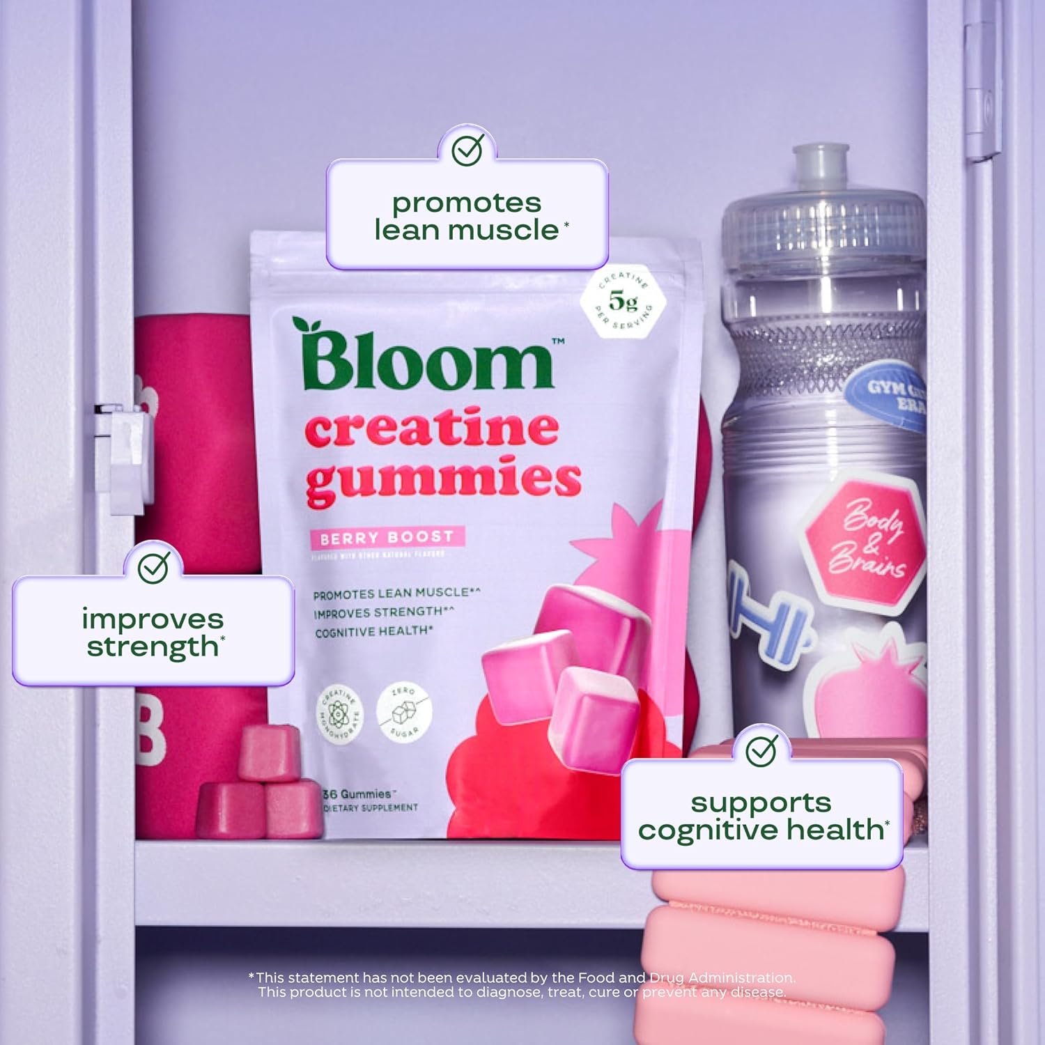 Bloom_Creatine_Monohydrate_Gummies,_5g_Per_Serving,_Sugar_Free_Creatine_Gummy_for_Workout,_Strength,_Cognitive_Health_&_Lean_Muscle_Support,_Gluten_Free_&_Non_GMO,_Berry_Boost,_36_Gummies,_12_SVG