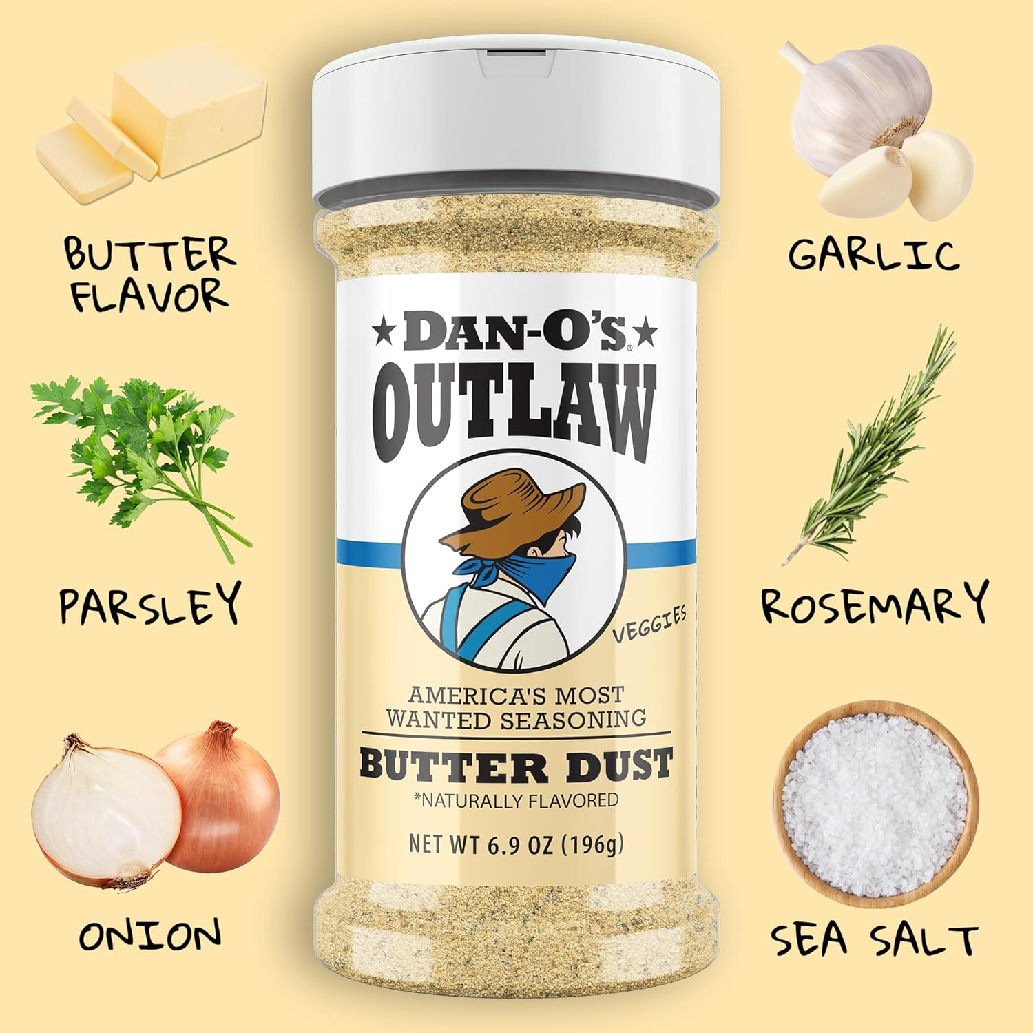 Dan-O’s_Outlaw_Butter_Dust_Seasoning_–_6.9_oz_–_Buttery_All_Purpose_Seasoning_for_Chicken,_Vegetables_&_Popcorn_–_Sugar_Free,_Zero_Calorie_Dry_Spice_Blend