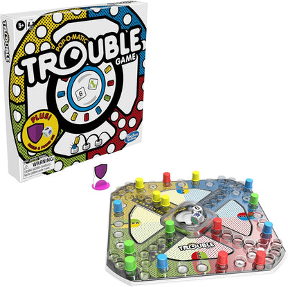Hasbro_Gaming_Trouble_Board_Game,_Includes_Bonus_Power_Die_and_Shield,_Family_Game_for_2-4_Players,_Ages_5_and_Up_(Amazon_Exclusive)