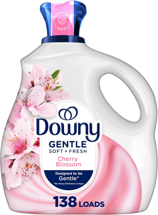 Downy_Gentle_Soft_+_Fresh_Fabric_Softener_Liquid,_Cherry_Blossom_Scent,_93_FL_OZ,_138_loads,_Liquid_Fabric_Softener_Designed_to_be_Gentle_on_Skin