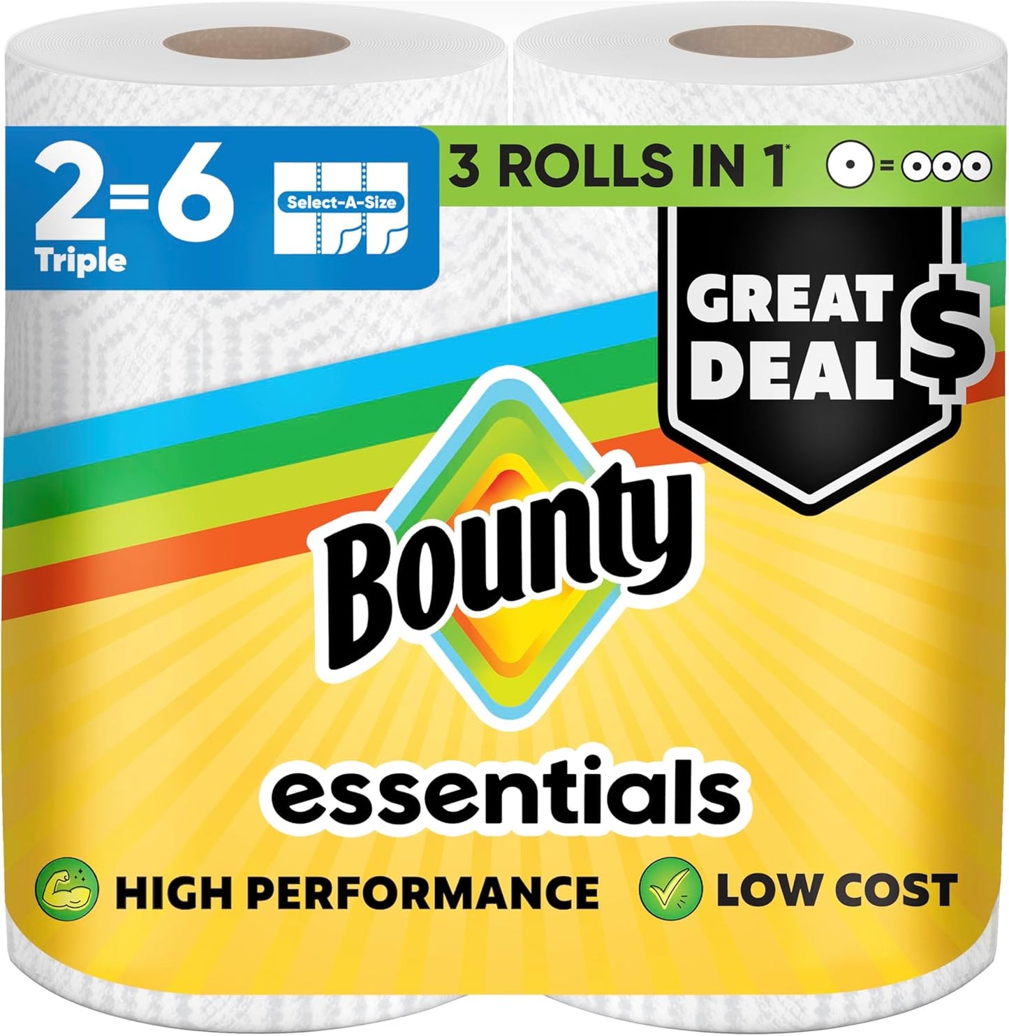 Bounty_Essentials_Select-A-Size_Paper_Towels,_White,_2_Triple_Rolls_=_6_Regular_Rolls_(Packaging_May_Vary)