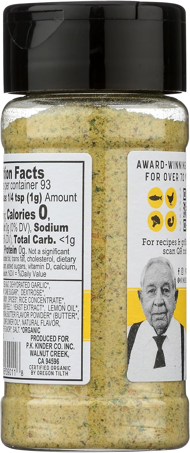 KINDERS_Organic_Lemon_Butter_Garlic_Seasoning,_3.3_OZ