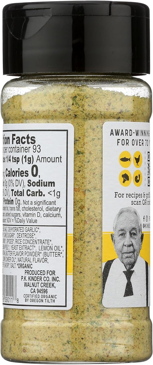 KINDERS_Organic_Lemon_Butter_Garlic_Seasoning,_3.3_OZ