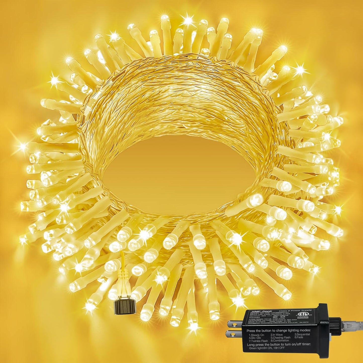 Ollny_120LED_40FT_String_Lights,_Waterproof_Connectable_Christmas_Lights_with_Timer_8_Modes,_Warm_White_Plug_in_Fairy_Light_for_Indoor_Outdoor_Bedroom_Xmas_Tree_Holiday_Party_Decorations