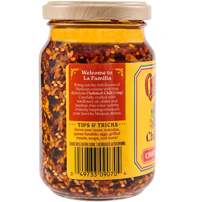 Cholula_Chili_Crisp_Sauce,_Chiles_&_Pepitas,_Crunchy_Topping_for_Tacos,_Tostadas,_Eggs,_Pizza_and_More,_8_oz