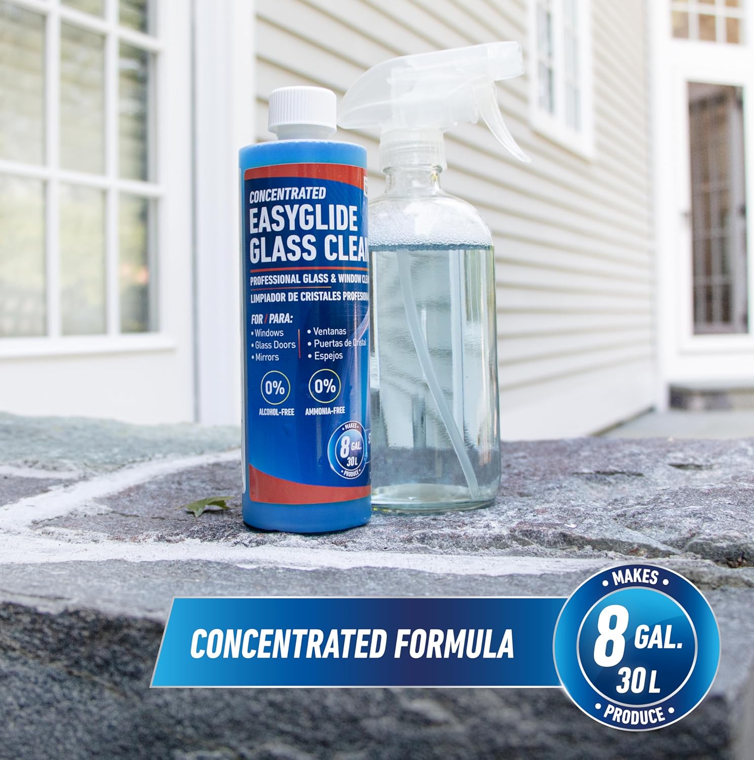 Unger_Professional_Streak-Free_EasyGlide_Glass_Cleaner_Concentrate,_12_oz,_Ammonia-Free,_Makes_8_Gallons_of_Solution,_Safe_for_Tinted_Windows,_LOW-E,_Windshields,_and_Mirrors