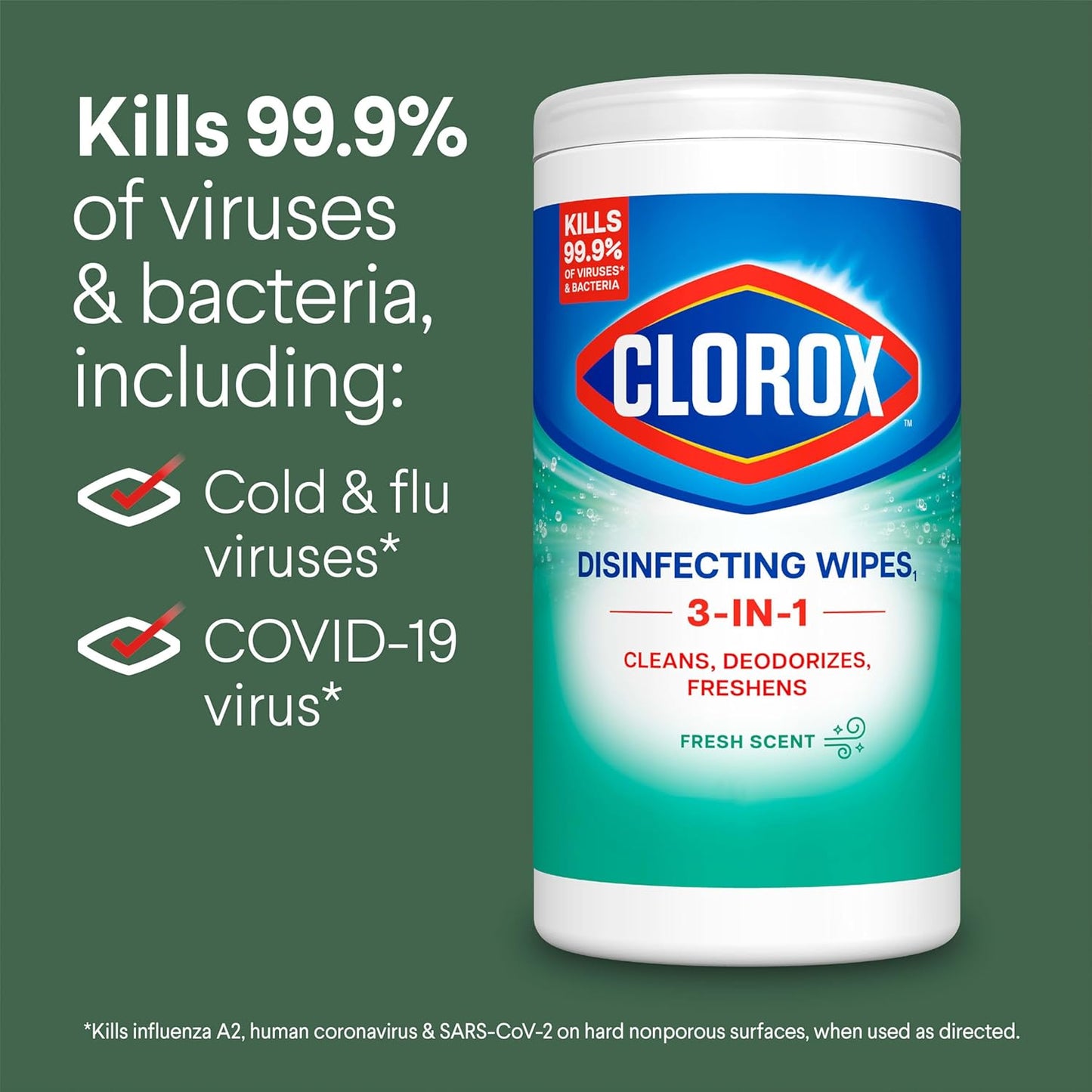 Clorox_Fresh_Scent_Bleach_Free_Disinfecting_Cleaning_Wipes,_75_Count