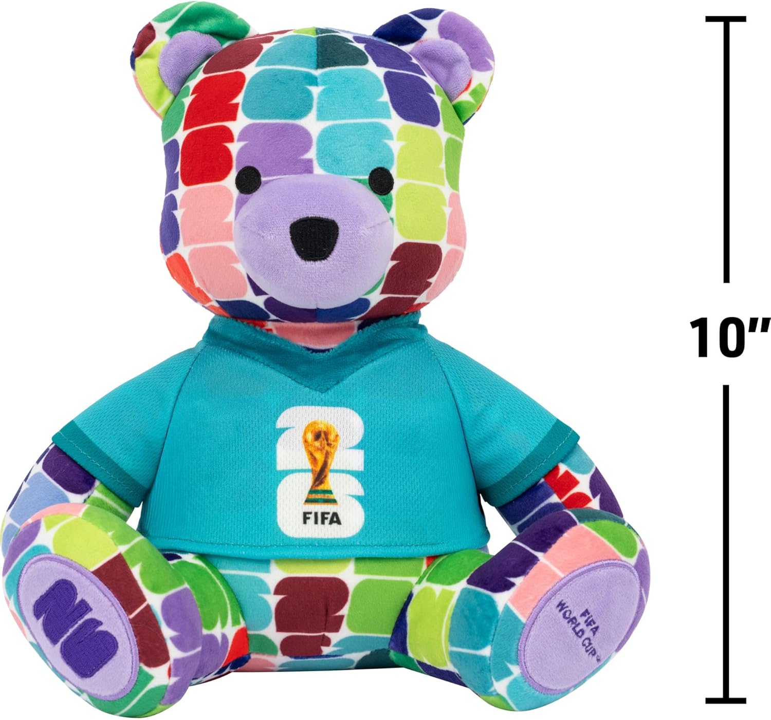 Jazwares_FIFA_World_Cup_2026_10-Inch_Colorful_Bear_Plush_-_Official_2026_World_Cup_Collectible_with_FIFA_Trophy_Logo_Tee_-_Ages_3+