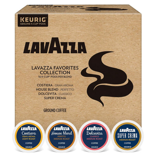 Lavazza_Favorites_Collection_Variety_Pack,_Single_Serve_Keurig®_K-Cup®_Pods,_Light_and_Medium_Roast_Coffees,_64-Count_Box