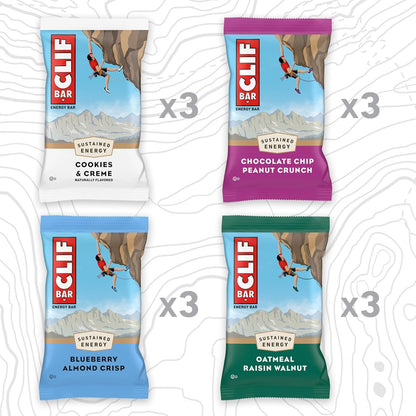 CLIF_BAR_-_Energy_Protein_Bars_-_Variety_Pack_-_4_Flavors_-_Made_with_Organic_Oats_-_Energy_Bars_-_Non-GMO_-_(12_Pack)