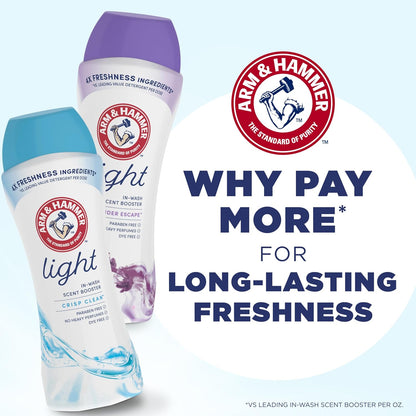 ARM_&_HAMMER_Light_In-Wash_Scent_Booster,_Laundry_Scent_Booster_Crisp_Clean_scent,_24_Oz