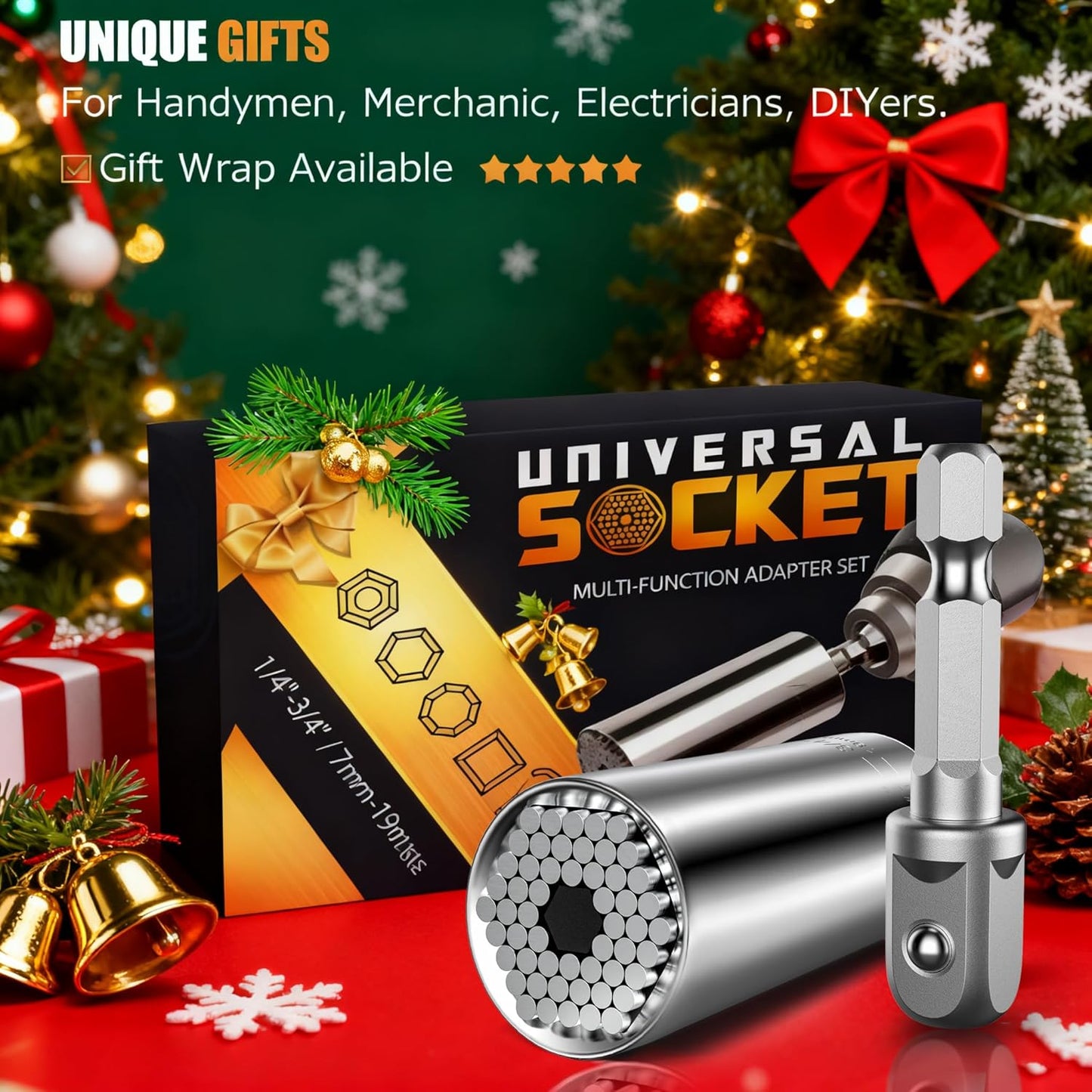 Valentines_Day_Gifts_for_Him_Husband_Her_Boyfriend_Super_Universal_Socket_Tools_Gifts_for_Men,_Grip_Set_with_Power_Drill_Adapter_Cool_Stuff_Gadgets_Ideas_Gifts_for_Dad_Valentines_Day_Gifts_Basket