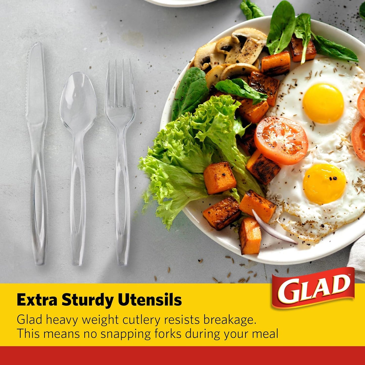 Glad_Clear_Disposable_Cutlery_Set_with_Heavy_Duty_Plastic_Forks,_Knives,_and_Spoons,_Reusable_Dishwasher_Safe_Plastic_Utensils_for_Parties_and_Everyday_Use,_240_Count