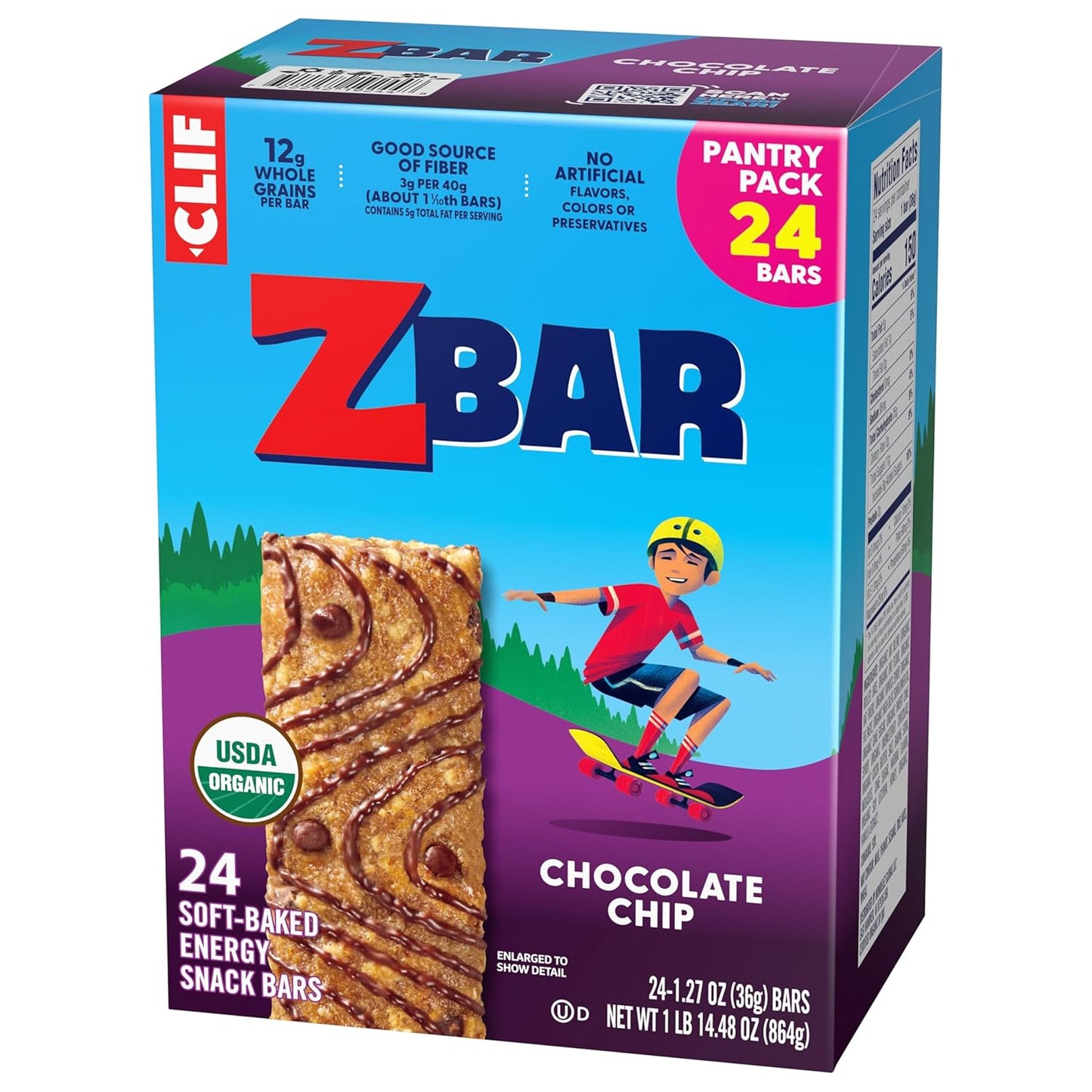 Zbar_-_Chocolate_Chip_-_Soft-Baked_Energy_Snack_Bars_-_Non-GMO_-_12g_Whole_Grains_-_USDA_Organic_Granola_Bars_(24_Pack)