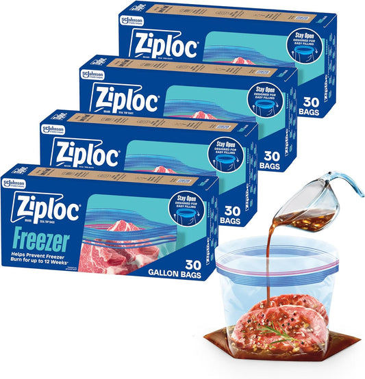 Ziploc_Gallon_Food_Storage_Freezer_Bags,_Stay_Open_Design_with_Stand-Up_Bottom,_Easy_to_Fill,_120_Bags_Total