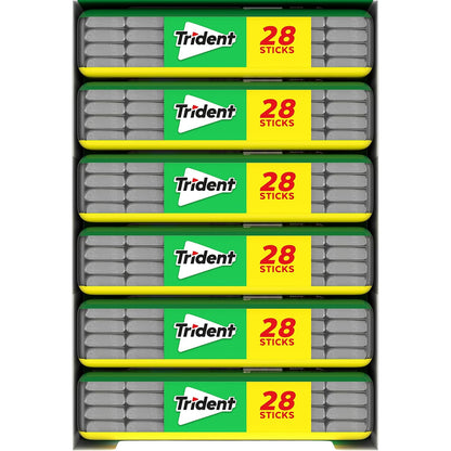 Trident_Spearmint_Sugar-Free_Chewing_Gum,_6_Pocket_Packs_of_28_Pieces_(168_Total_Pieces)
