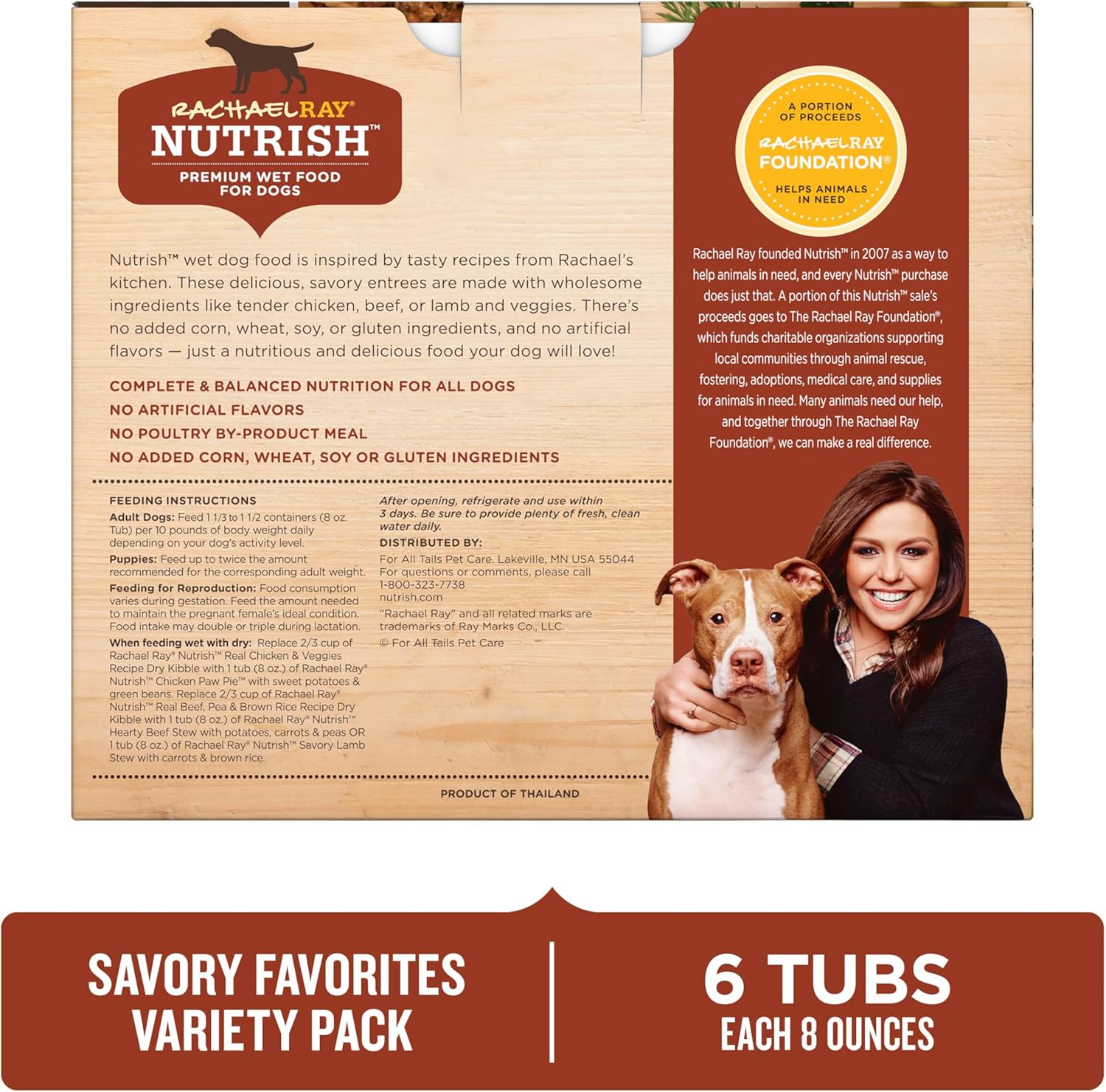 Nutrish_Rachael_Ray_Savory_Favorites_Wet_Dog_Food_Variety_Pack,_8_oz._Tubs_(Pack_of_6)