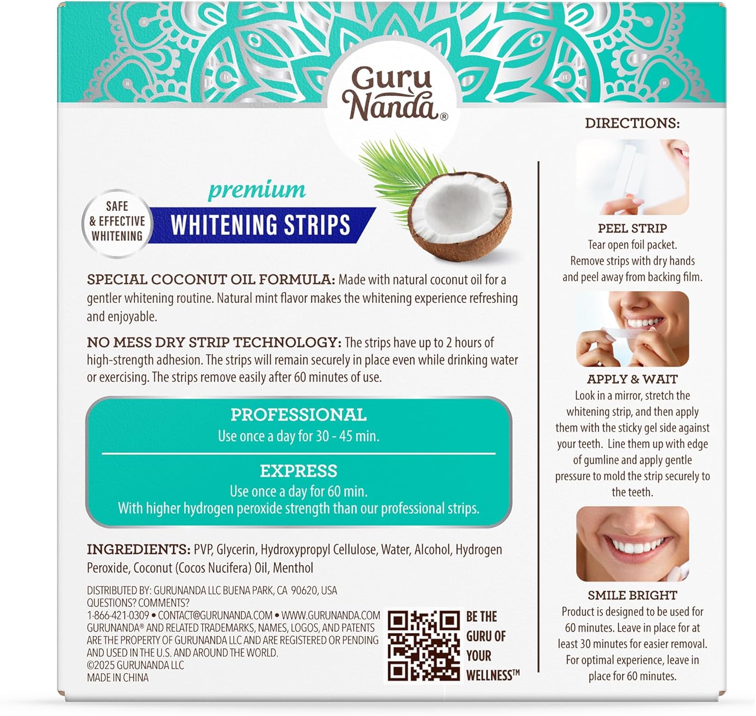 GuruNanda_Teeth_Whitening_Strips_-_7-Day_Treatment_with_Non-Slip,_Dry_Strip_Technology_-_Whitening_Designed_with_Care_for_a_Brighter_Smile