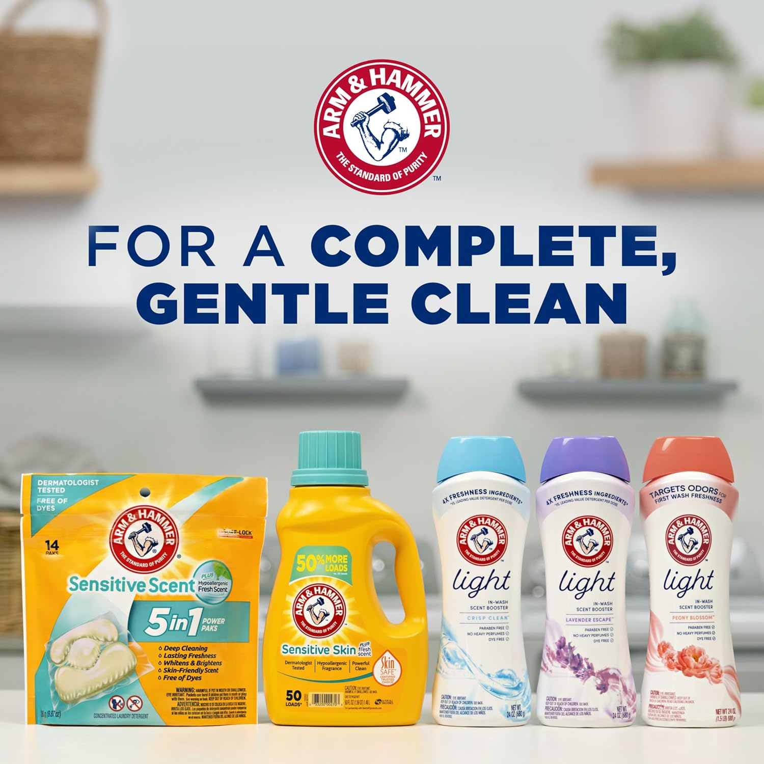ARM_&_HAMMER_Light_In-Wash_Scent_Booster,_Laundry_Scent_Booster_Crisp_Clean_scent,_24_Oz