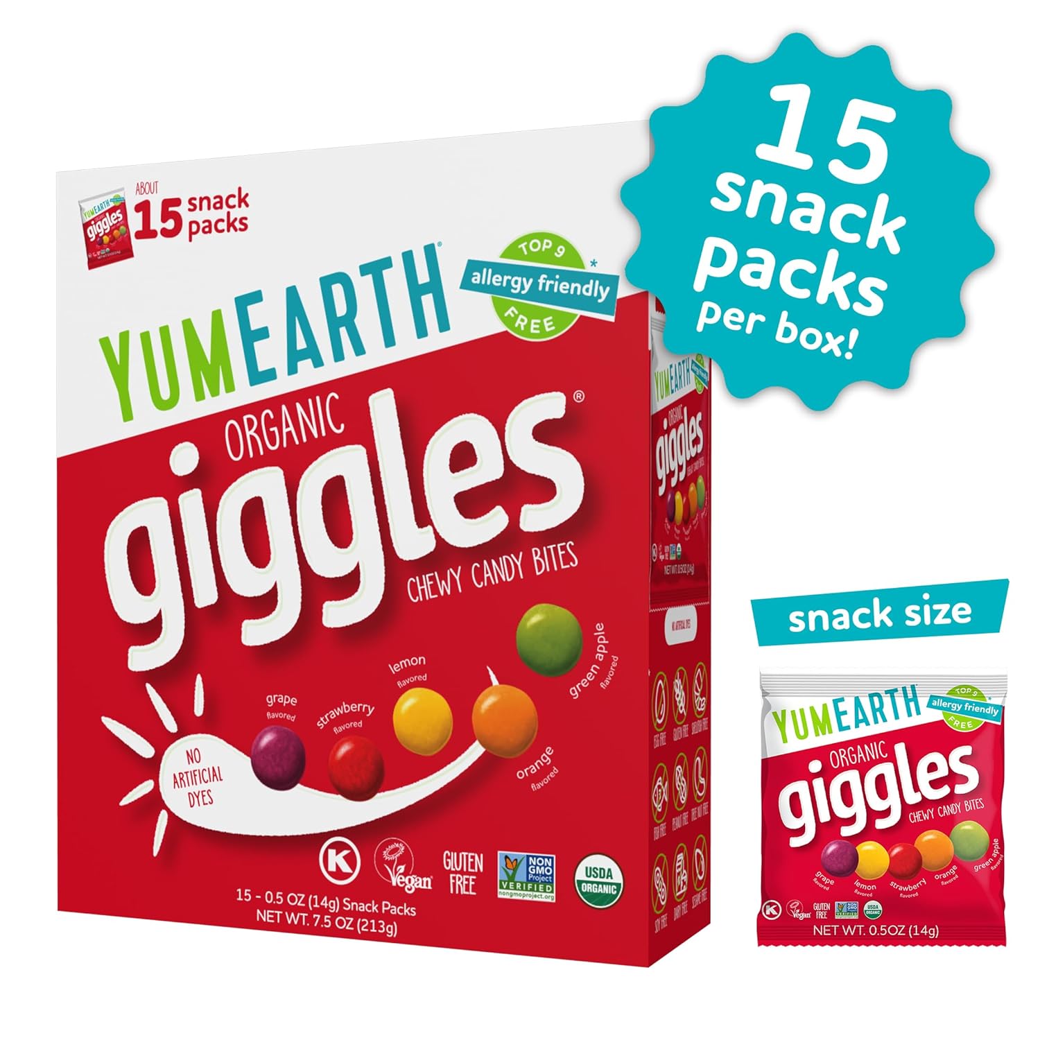 YumEarth_Organic_Giggles_Chewy_Candy_–_Allergy_Friendly,_No_Artificial_Dyes,_Non_GMO,_Gluten_Free,_Fruit_Flavored,_Vegan_Candy_Snacks_0.5_oz_(Box_of_15)​