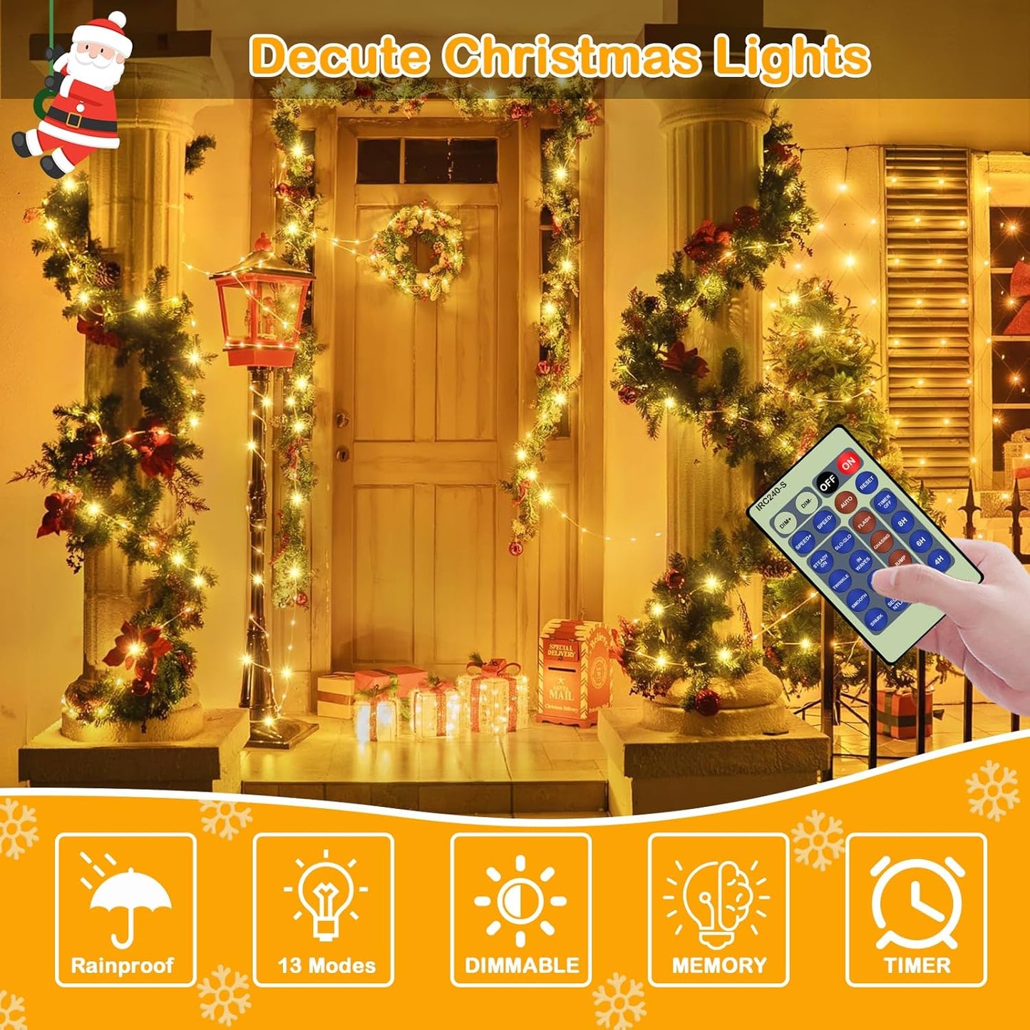 Decute_164FT_500LED_Christmas_Fairy_String_Lights_Dimmable_with_Remote_Control_Copper_Wire_Starry_Lights_with_UL_Cerficated_Decorative_for_Party_Wedding_Bedroom_Christmas_Tree_Warm_White