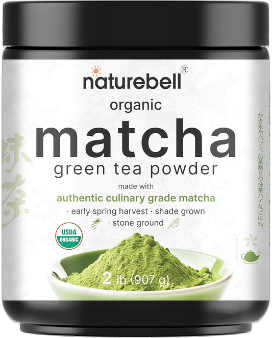 Organic_Matcha_Green_Tea_Powder,_2_Pounds_|_Unsweetened_with_Zero_Sugar,_Culinary_Grade,_Potent_Early_Harvest,_Fine_Stone_Ground_–_Vegan,_All_Purpose,_Great_for_Matcha_Latte