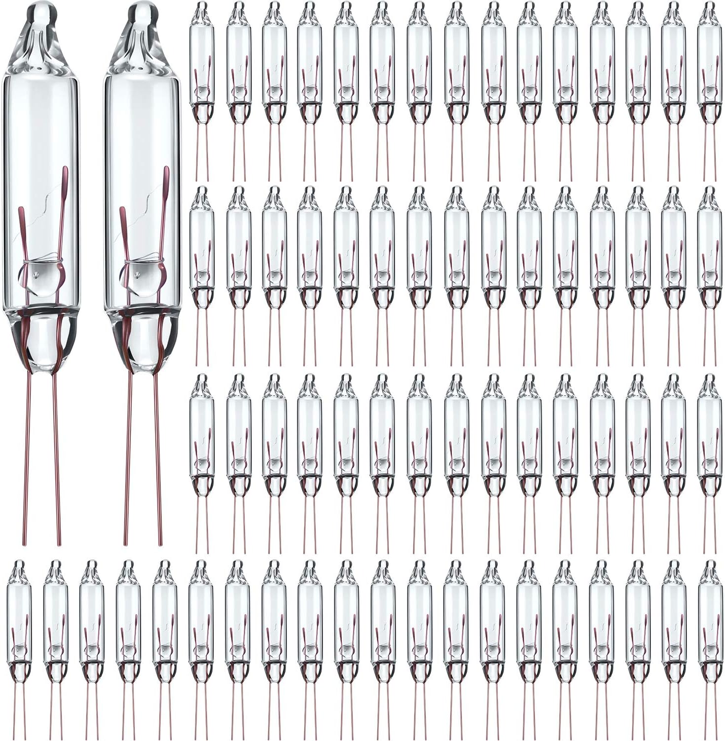 Mudder_100_Pcs_3.5_Volt_Mini_Christmas_Tree_Replacement_Bulbs_for_Incandescent_String_Lights_for_Holiday_Decoration_Pinched_Base,_0.43_Watt_125_mA_(Clear)