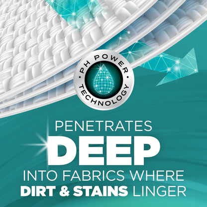 ARM_&_HAMMER_Deep_Clean_Free_&_Clear_Laundry_Detergent_Power_Paks,_Free_of_Dyes_and_Perfumes,_Dermatologist_Tested,_32_Count