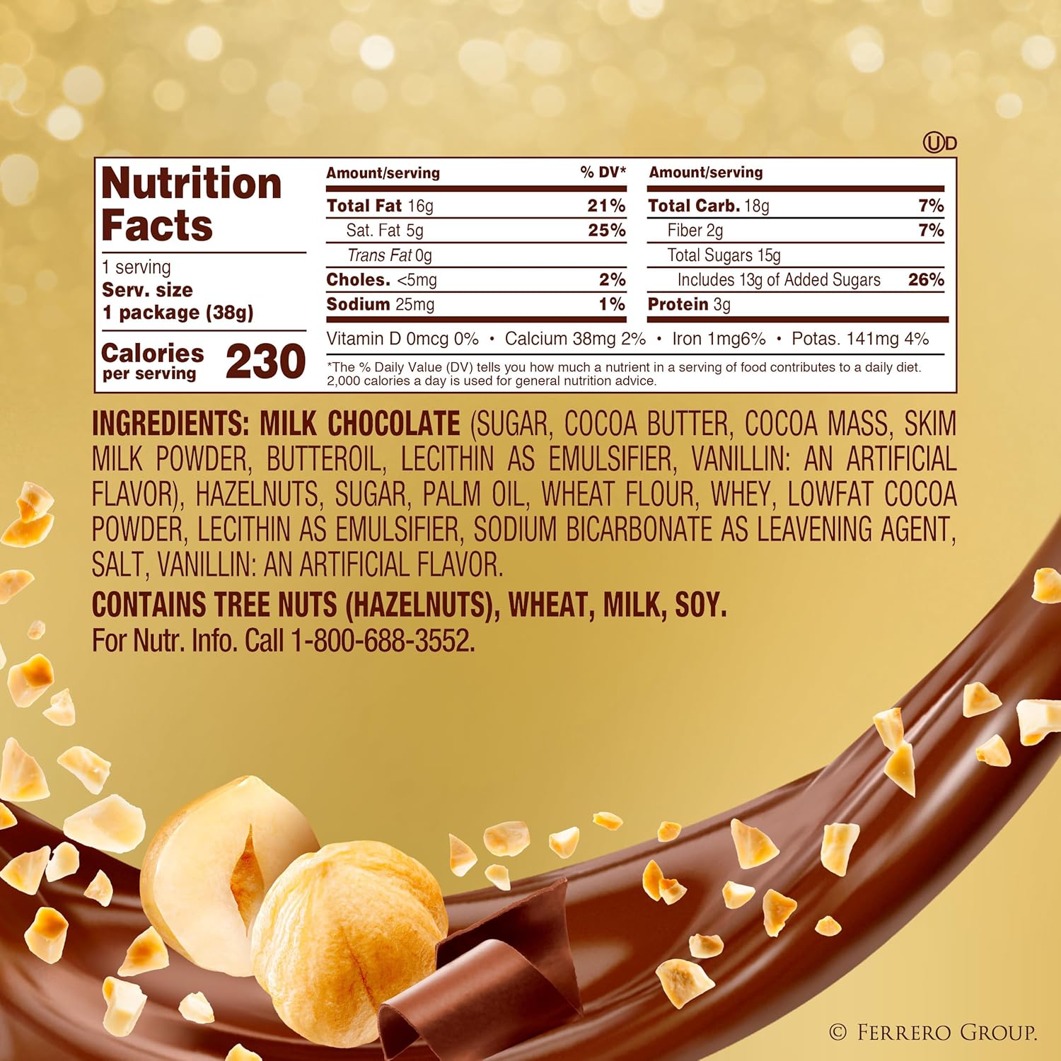 Ferrero_Rocher_Gourmet_Hazelnut_Milk_Chocolate,_3_Individually_Wrapped_Chocolates,_1.3_oz