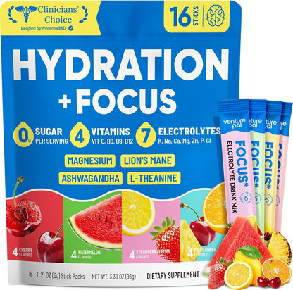 Venture_Pal_2-in-1_Hydration_Packets_+_Focus_Support_Electrolytes_Powder,_7_Electrolytes_+_Vitamins,_Magnesium,_Lion's_Mane_&_L-Theanine_|_Sugar_Free_Liquid_Daily_IV_Drink_Mix,_Vegan,_Keto,_16_Sticks