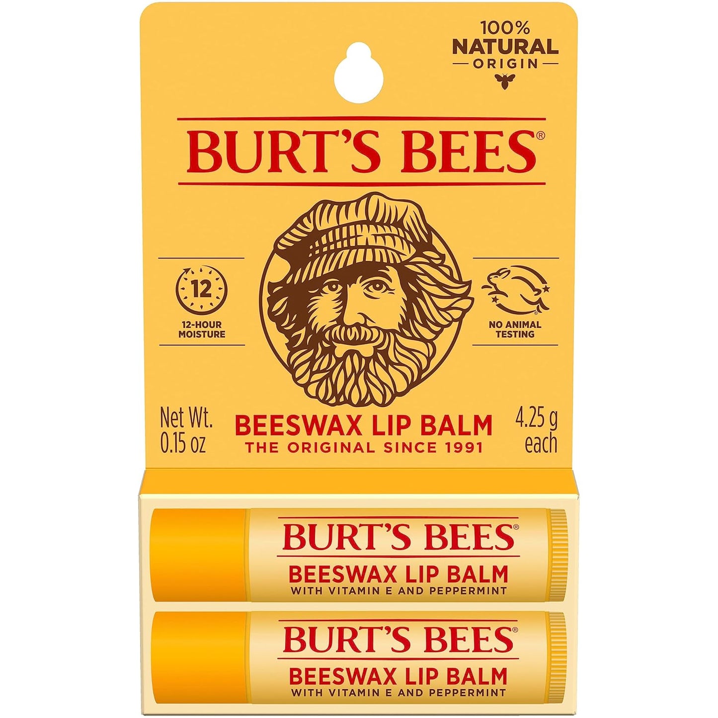 Burt's_Bees_Lip_Balm_-_Original_Beeswax,_Lip_Moisturizer_With_Responsibly_Sourced_Beeswax,_Tint-Free,_Natural_Origin_Conditioning_Treatment,_2_Tubes,_0.15_oz.