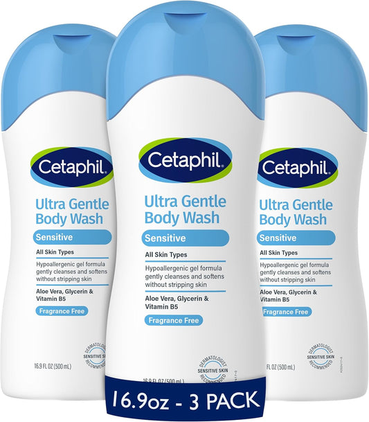Cetaphil_Ultra_Gentle_Body_Wash,_For_Dry_to_Normal,_Sensitive_Skin,_16.9oz_Pack_of_3,_Aloe_Vera,_Vitamin_B5,_Hypoallergenic,_Paraben_Free,_Fragrance_Free,_Dermatologist_Tested